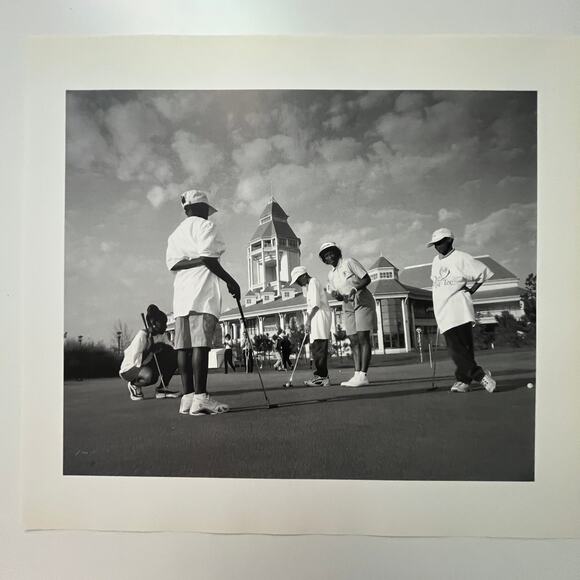Renee Powell Consultant St Augustine FL Golf Book Plate Photo Print SJ6 - Picture 1 of 2